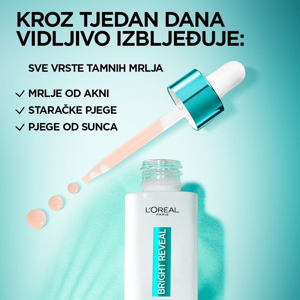 L'Oréal Paris Bright Reveal niacinamid Serum protiv tamnih mrlja 30ml slika 7