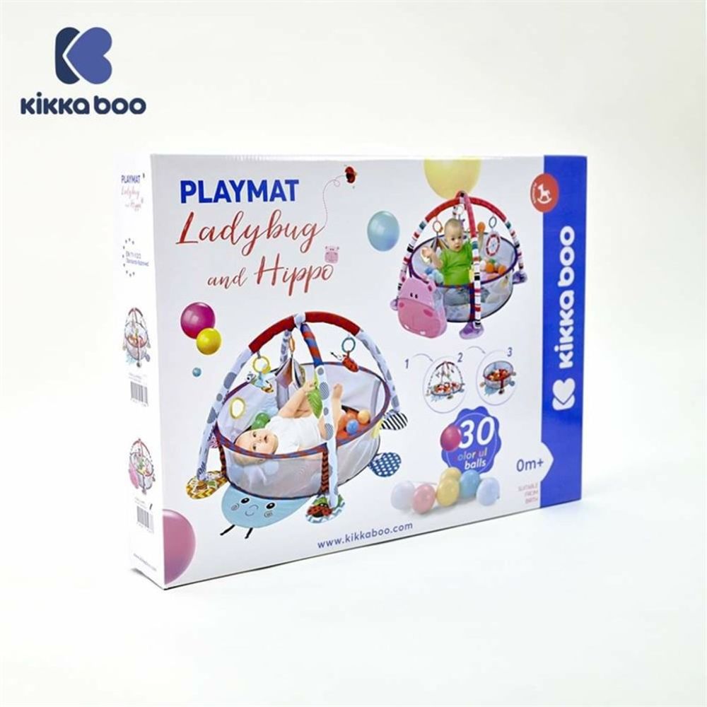 Kikka Boo Podloga za igru Ladybug sa lopticama 30kom  slika 5