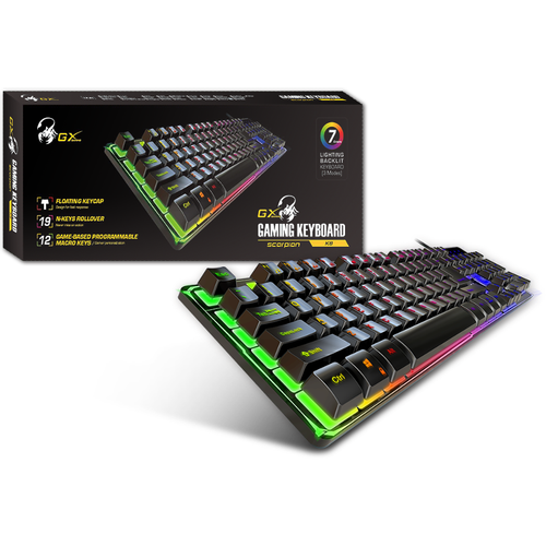 Genius Scorpion K8, gaming tipkovnica, RGB, USB slika 1