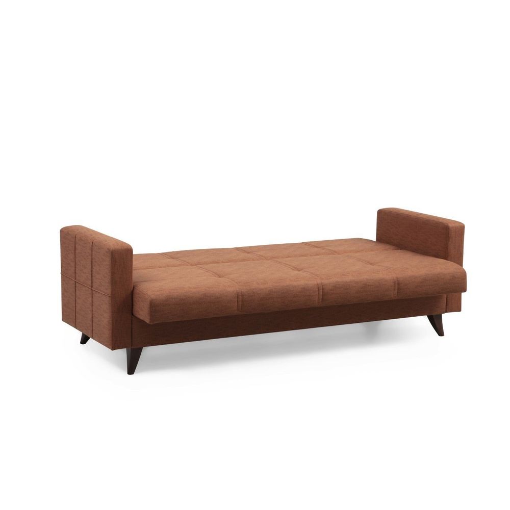 Polya - Sofa na razvlačenje u crvenoj boji za tri osobe slika 7