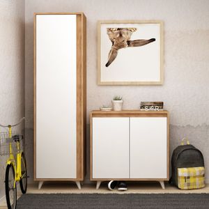 Ormarić za cipele Omninde Oak White