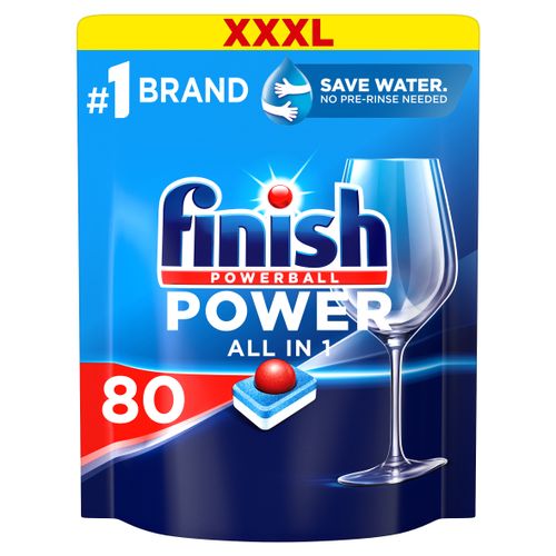 Finish Power All in 1 Regular kapsule za strojno pranje posuđa, 80 kom XXL slika 1