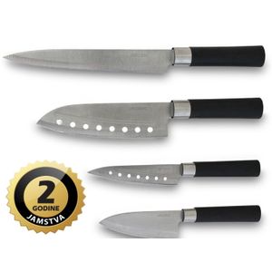 Cecotec noževi Santoku set 4 komada, 2 godine jamstva