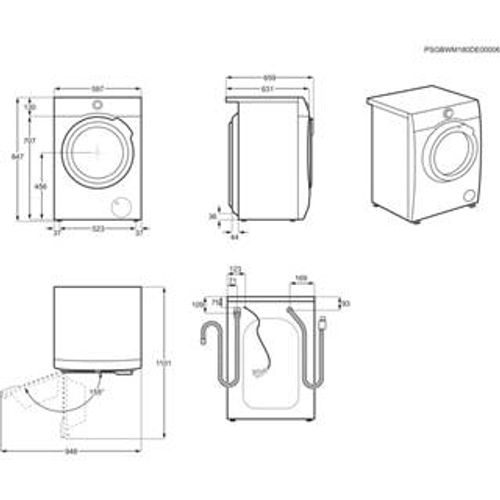 Electrolux perilica rublja EW9F161B  slika 11