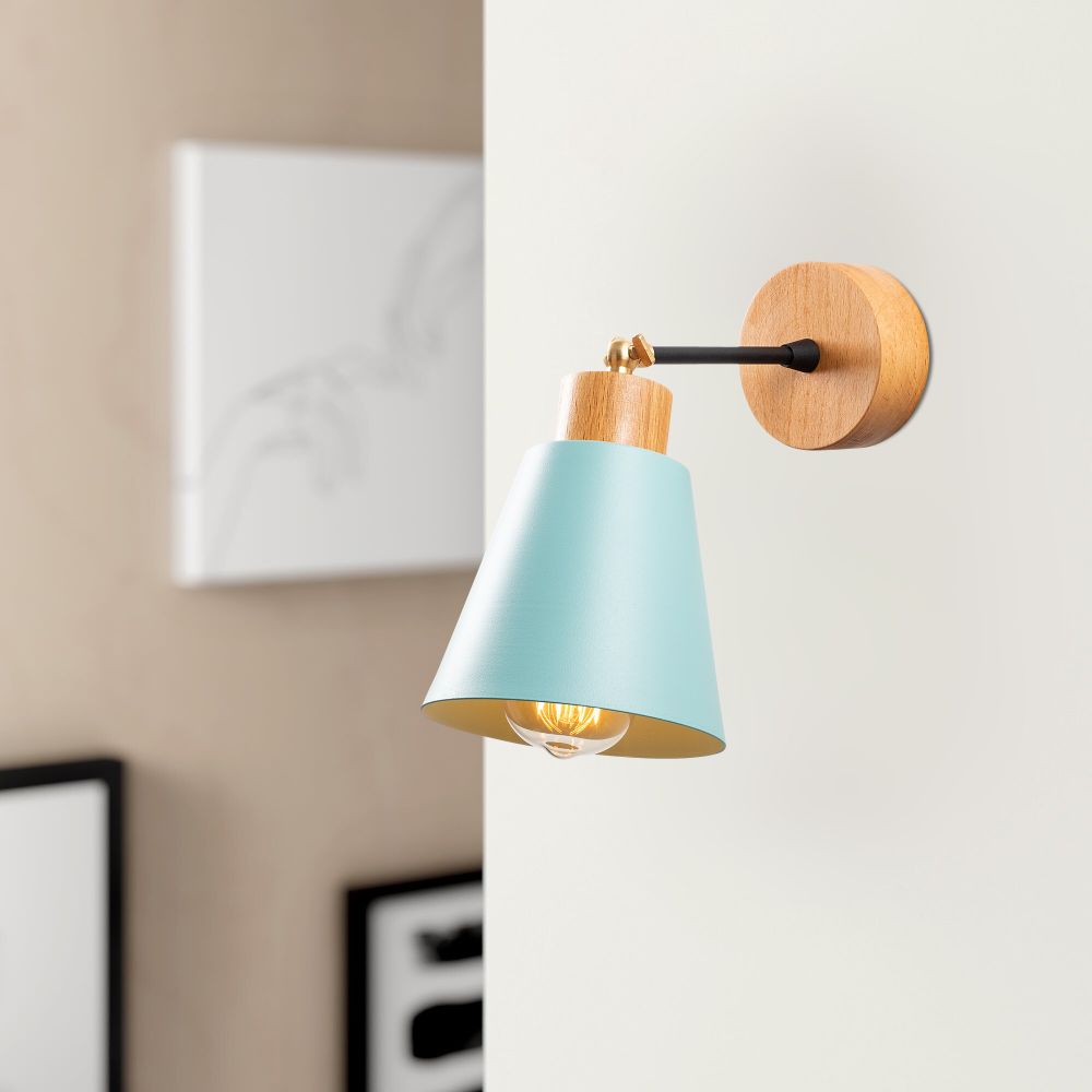 Manavgat - N-617 Tirkizna Zidna Lampa slika 1