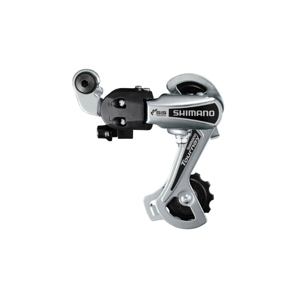 SHIMANO Zadnji mjenjač TOURNEY RD-TY21-B GS - 6 brzina, sivi slika 1