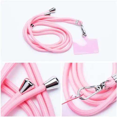 SWING privjesak za telefon podesive duljine / duljina kabela 165 cm (max 82,5 cm u omči) / rame ili vrat – lite pink slika 5