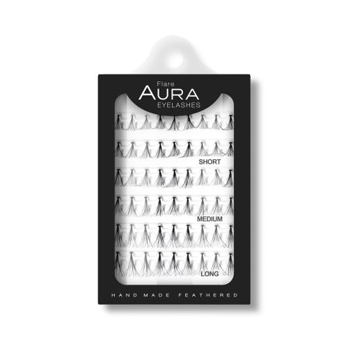 AURA Power Lashes veštačke trepavice Pramenčići slika 1