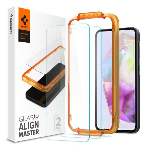 Spigen - Glas.tR Align Master (2 kom) za Samsung Galaxy A35 5G - prozirno slika 1