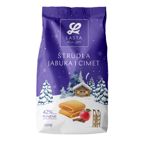 Lasta štrudla Jabuka cimet Winter Edition 250g slika 1