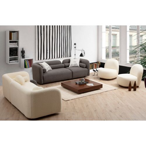 Atelier Del Sofa Victoria Bouclette - Krem dvosed slika 2