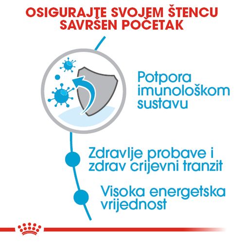 ROYAL CANIN SHN Extra Small Puppy, potpuna hrana za pse, specijalno za štence jako malih pasmina (konačne težine do 4 kg) do 10 mjeseci starosti, 1,5 kg slika 5