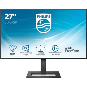 Philips 27" 275E2FAE, QHD, 2xHDMI, DP, HAS, zvuč.