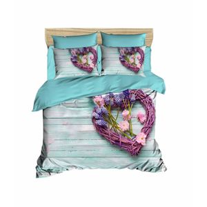 189 Turquoise
Purple
Green Double Duvet Cover Set