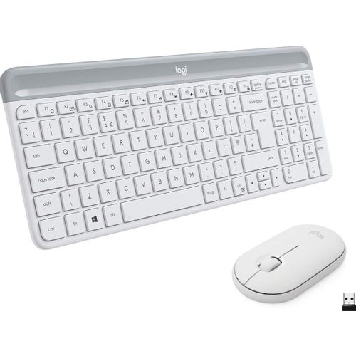 Bežični set tipkovnice i miša Logitech Slim MK470, grafitni slika 1