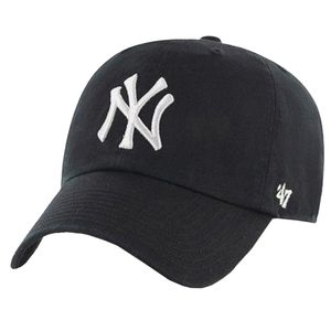 47 brand new york yankees mlb clean up cap b-rgw17gws-bkd