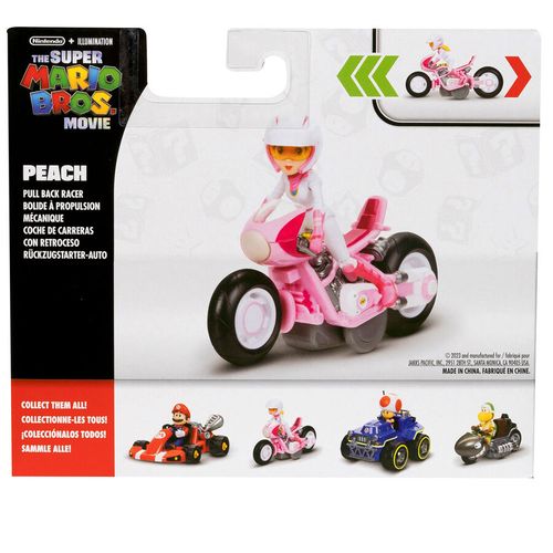 Mario Kart The Movie Peach Kart figure 7cm slika 8