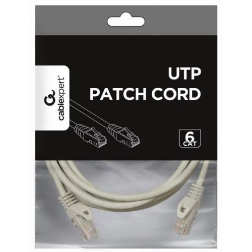 PP6U-3M Gembird Mrezni kabl, CAT6 UTP Patch cord 3m grey slika 2