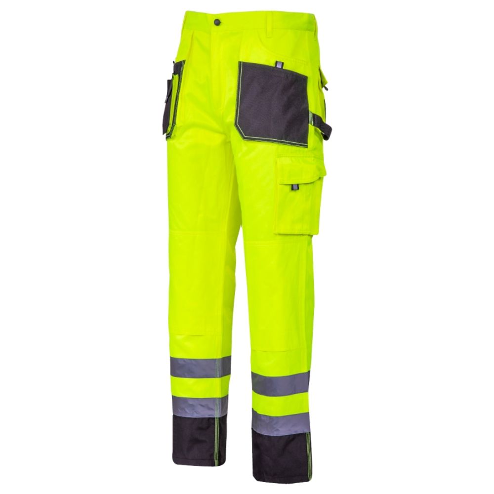 VISOKO VID. HLAČE CRNO-ŽUTE, "2XL", CE, LAHTI  L4052505 slika 1