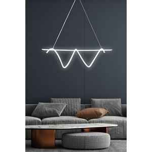 Tauri White-White Light White Chandelier