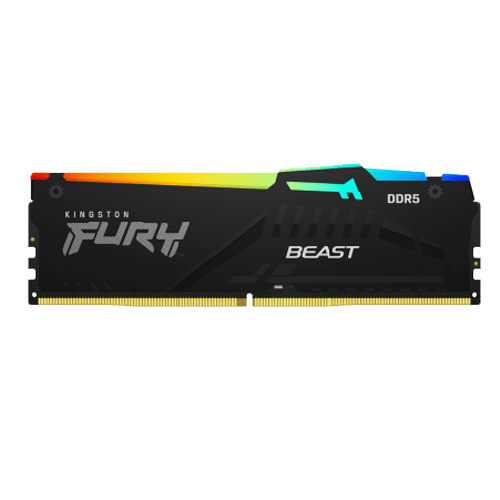 RAM DDR5 8GB 5200MT/s Kingston Fury Beast RGB 1.25V KF552C40BBA-8 slika 1