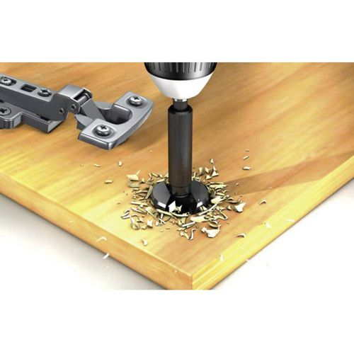 Fischer 551442 forstner svrdlo-komplet  Ukupna dužina 90 mm  5 Dijelovi slika 2