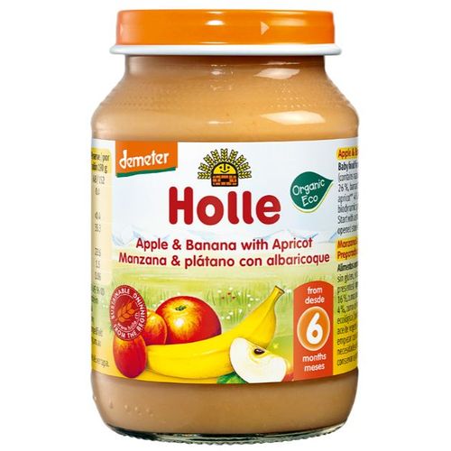 Holle kašica od jabuke, banane i marelice 190g slika 1