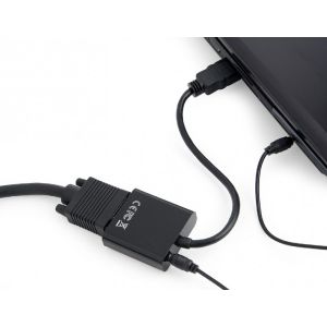 A-HDMI-VGA-06 ** Gembird  HDMI to VGA + AUDIO adapter cable, single port (alt A-HDMI-VGA-03, 463)