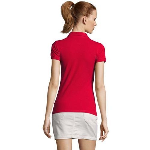 PASSION ženska polo majica sa kratkim rukavima - Crvena, L  slika 4