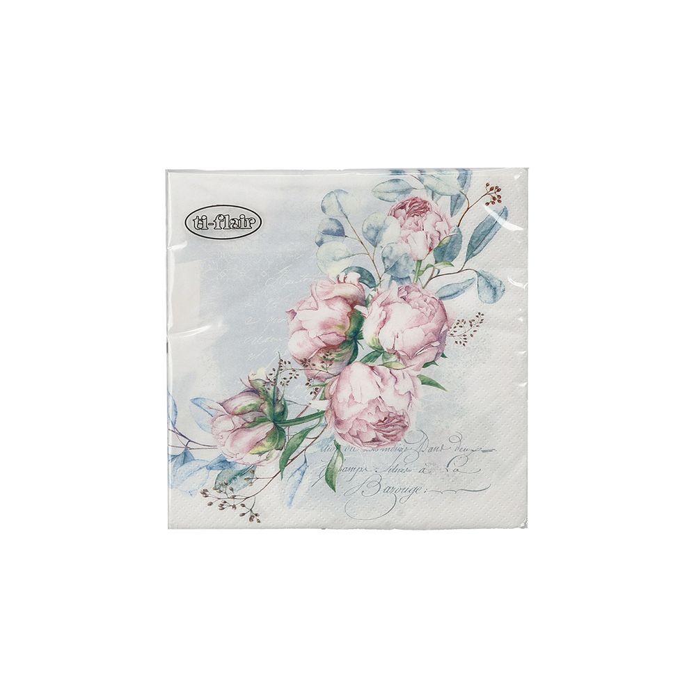Spirit Events salveta 20/1 33x33 "Flower" 3-slojni slika 1