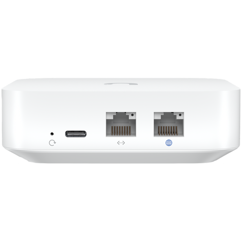 UBIQUITI Gateway Lite; Up to 10x routing performance increase over USG; Managed with a CloudKey, Official UniFi Hosting, or UniFi Network Server; (1) GbE WAN port; (1) GbE LAN port; Compact footprint; USB-C powered (adapter included); Managed with UniFi Network 8.0.7 and later. slika 2