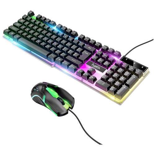 hoco. tipkovnica+miš, gaming set, RGB osvjetljenje, USB - GM11 slika 3