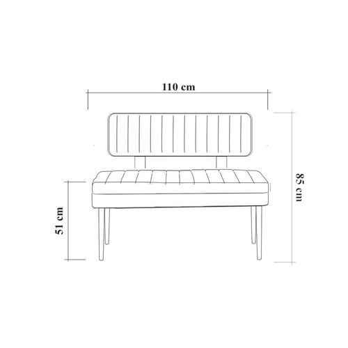 Woody Fashion Klupa, Vina 1053 - 2 - Anthracite, Atlantic slika 5