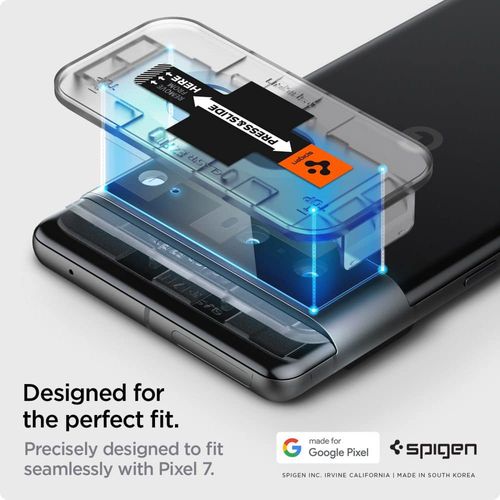 Spigen - Glas.tR EZ Fit Optik.TR staklo za kameru (2 kom) - Google Pixel 7 - crno slika 4