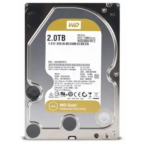 Hard disk 2TB SATA3 Western Digital 128MB WD2005FBYZ Gold slika 1