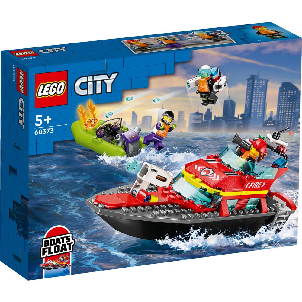 LEGO 60373 Vatrogasni spasilački brod slika 1