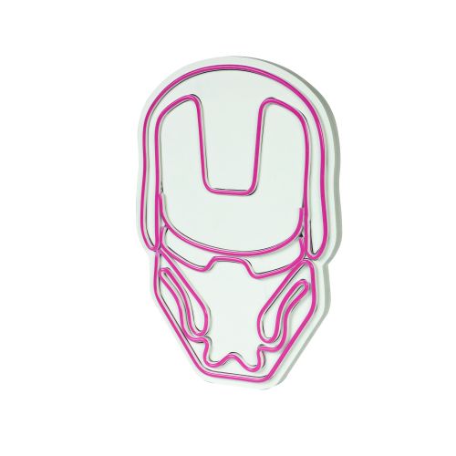 Wallity Ukrasna plastična LED rasvjeta, Iron Man - Pink slika 5