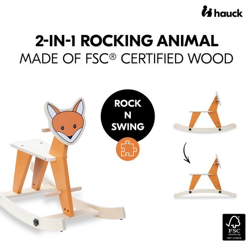Hauck životinja na ljuljanje Rock N Swing Fox slika 2