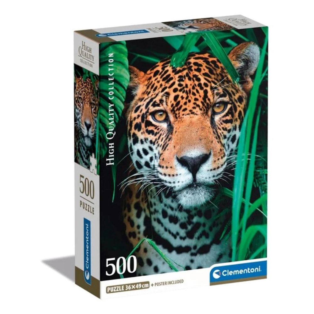 Clementoni CL35541 Puzzle 500 JAGUAR, 500kom slika 1