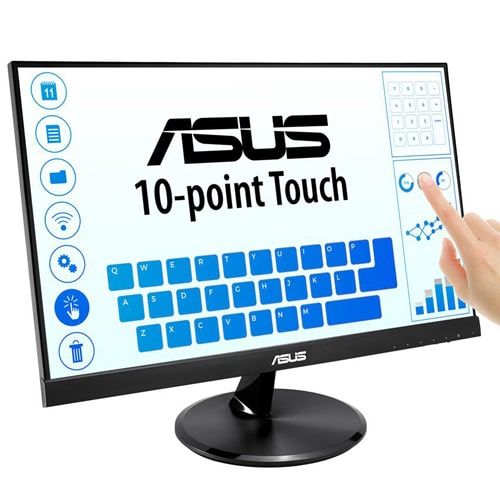 Asus VT229H 21.5" IPS  touch 1920x1080 60Hz 5ms GtG VGA HDMI VESA zvučnici crna slika 4