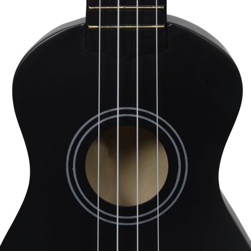 Set dječjeg ukulelea Soprano s torbom crni 21 " slika 12