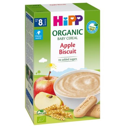 Hipp Organic kaša jabuka sa keksom 250g 8M+ slika 1