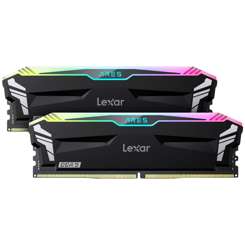 Lexar® Ares DDR5 (2X16GB) 6400 CL32 1.4V Memory with heatsink and RGB lighting slika 1