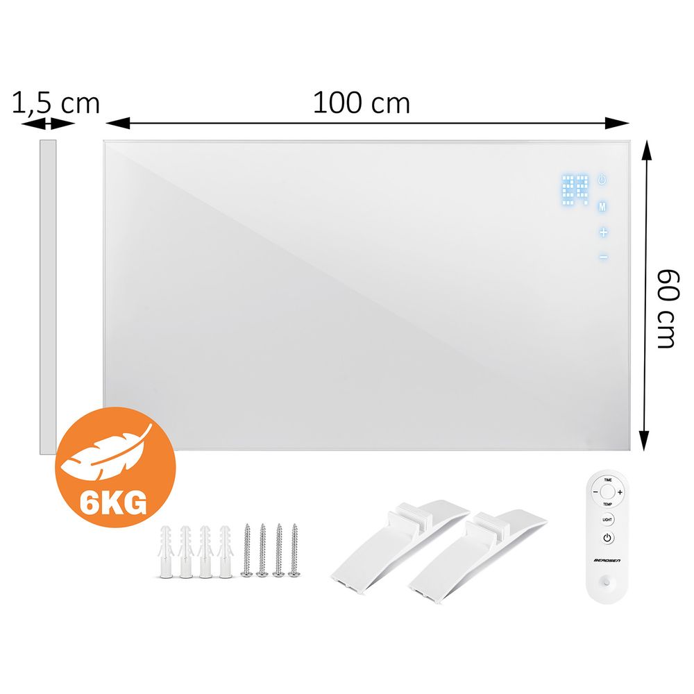 Infracrveni grijač 600W Berdsen BD-981 WiFi aplikacija za daljinsko upravljanje slika 5