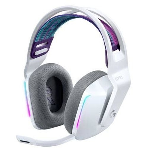 Logitech G733 Lightspeed Wireless RGB Gaming Headset, White slika 1