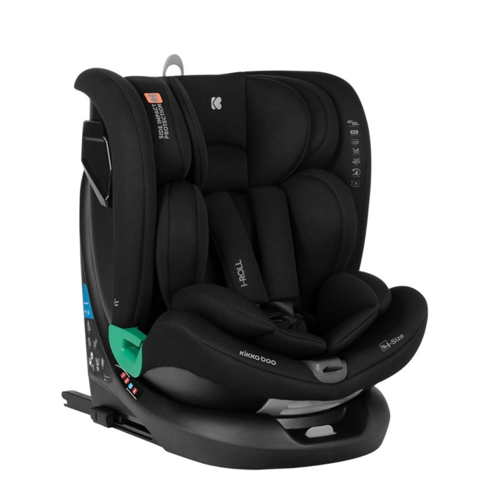 Kikka Boo Autosjedalica I-Roll 40-150cm i-Size Isofix, Black slika 1