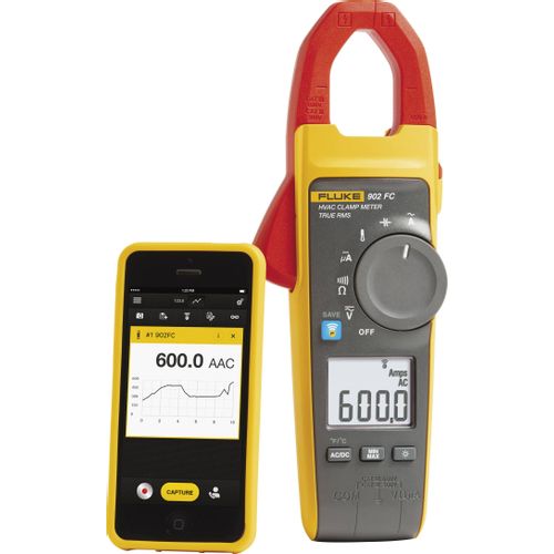 Fluke 902 FC strujne stezaljke, ručni multimetar  digitalni  CAT III 600 V, CAT IV 300 V Zaslon (brojevi): 6000 slika 5