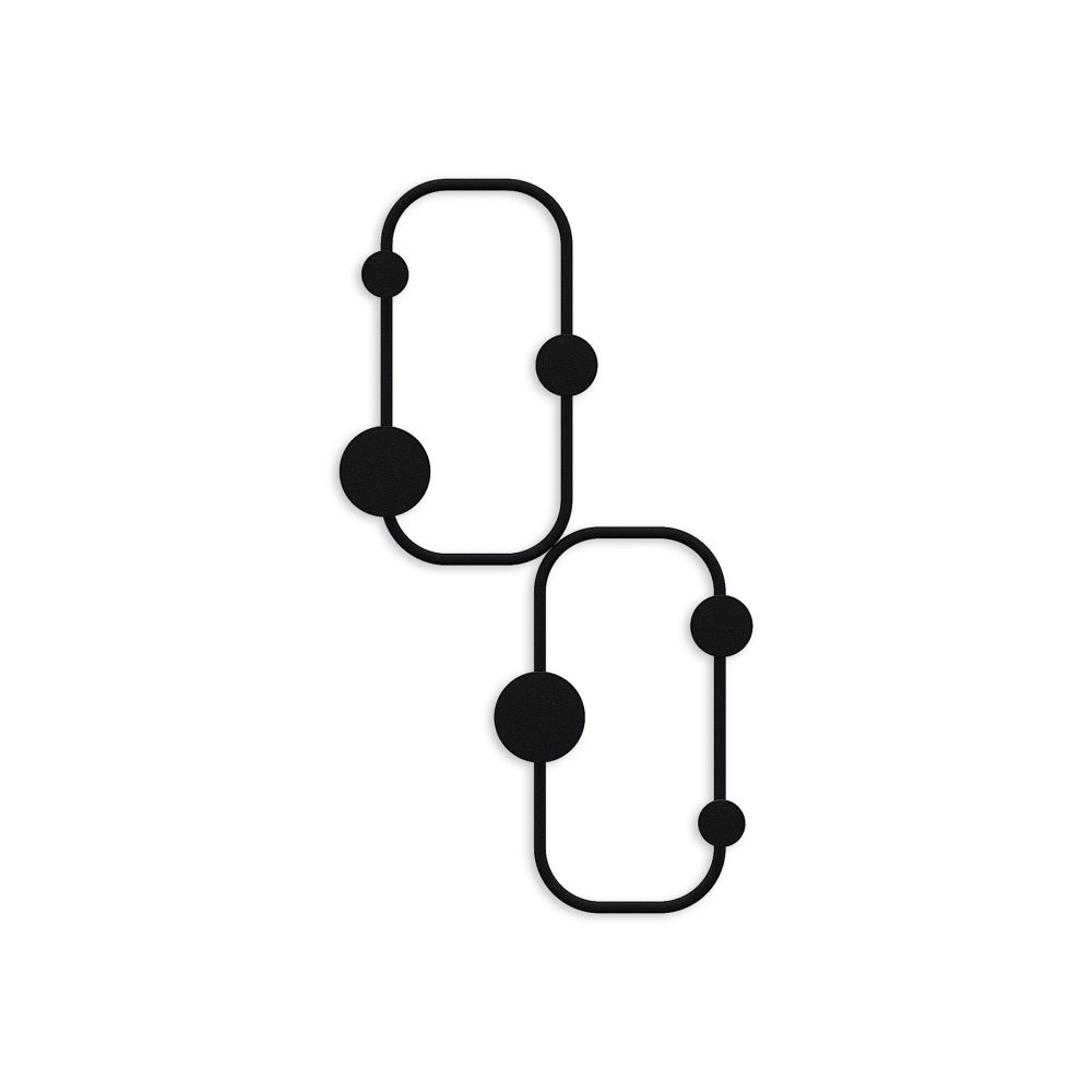 Metal wall hook Ladybug, colour: black slika 4