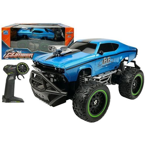 Monster Truck Mustang na daljinsko upravljanje 1:20 plavi slika 1