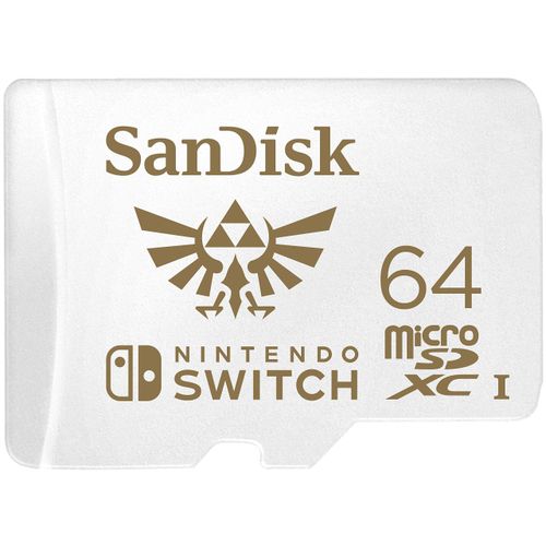 SanDisk microSDXC 64GB za Nintendo Switch, brzina čitanja do 100MB/s, pisanja 60MB/s, U3, C10, A1, UHS-1 slika 3